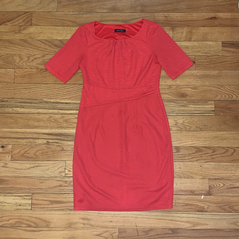 Ellen Tracey Pink Pencil Dress